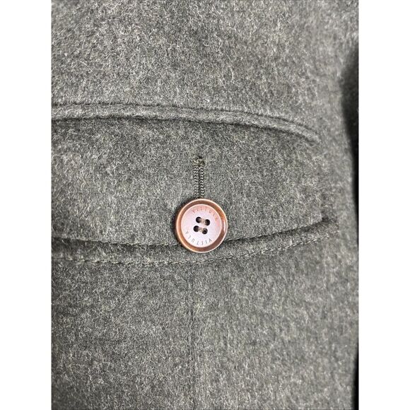 Vistula Green Wool Military Style Jacket EU mens 52 Slim Italian Steampunk - Picture 4 of 16